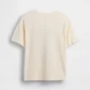 Barn-T-shirt med avslappnad passform och tryck