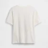 Barn-T-shirt med avslappnad passform och tryck