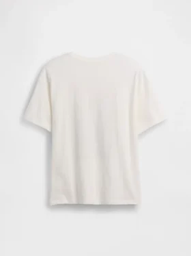 Barn-T-shirt med avslappnad passform och tryck