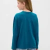 Barn-T-shirt med avslappnad passform och tryck