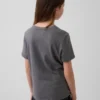 Barn-T-shirt med avslappnad passform och tryck
