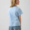 Barn-T-shirt med avslappnad passform och tryck
