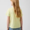 Barn-T-shirt med avslappnad passform och tryck