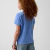 Barn-T-shirt med avslappnad passform och tryck