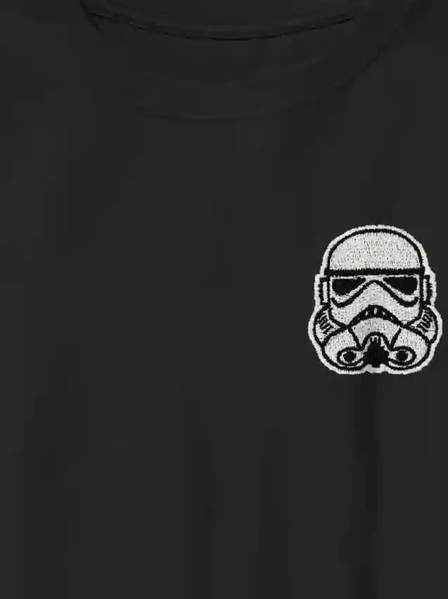 Barn-T-shirt med broderad Stormtrooper-motiv från Star Wars