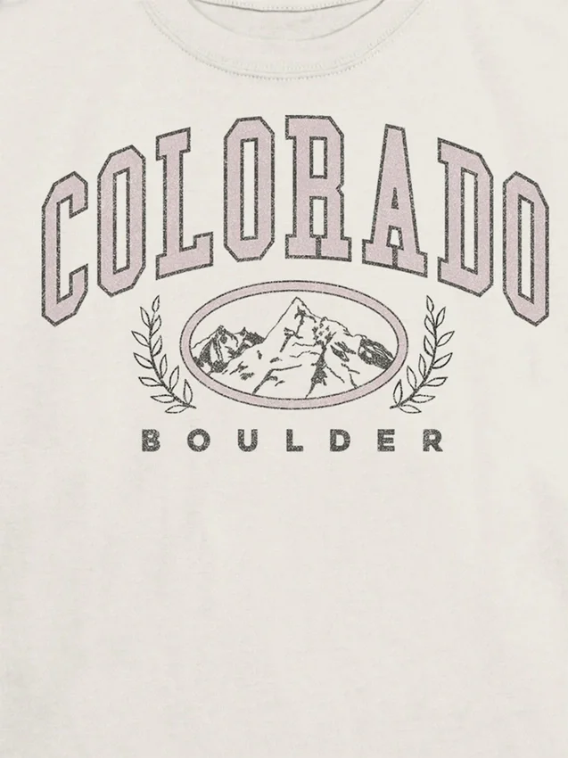 Barn-T-shirt med Colorado-motiv