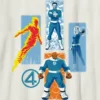 Barn-T-shirt med Fantastic Four-motiv