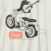 Barn-T-shirt med Fender Moto-motiv
