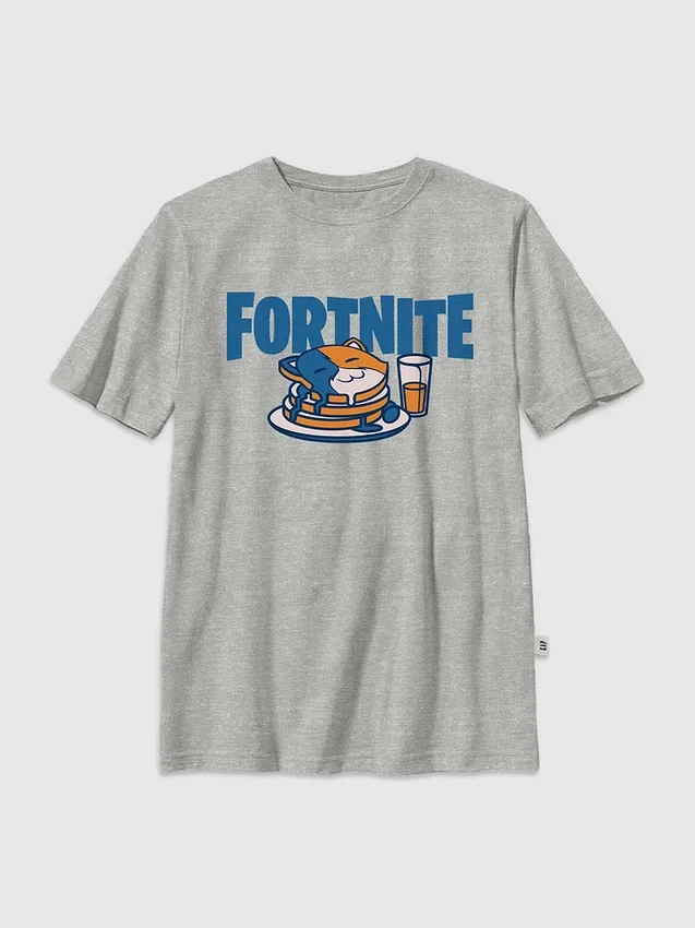 Barn-T-shirt med Fortnite Pancakes-motiv