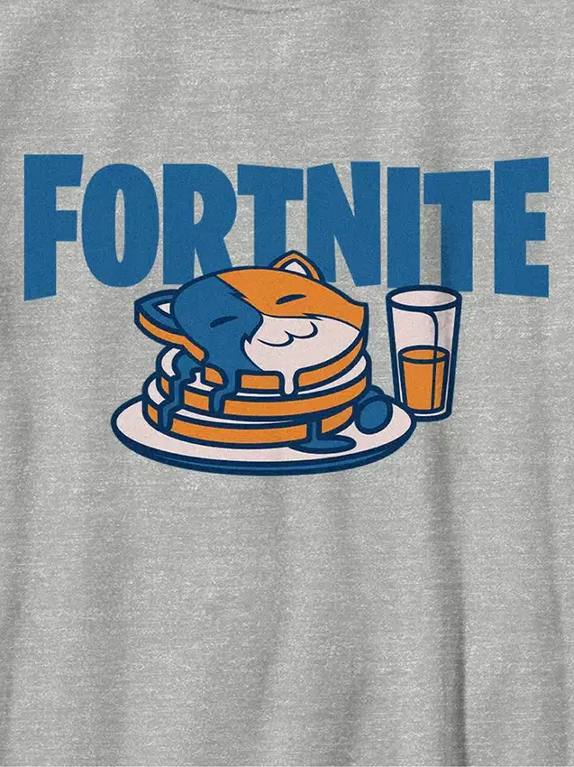 Barn-T-shirt med Fortnite Pancakes-motiv