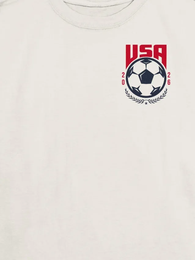 Barn-t-shirt med fotbollsmotiv