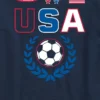 Barn-t-shirt med fotbollsmotiv från USA