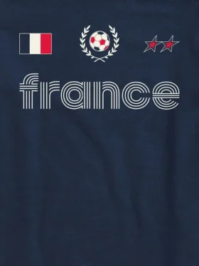 Barn-T-shirt med fotbollströje-motiv från Frankrike