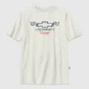 Barn-T-shirt med General Motors Chevrolet-logotyp