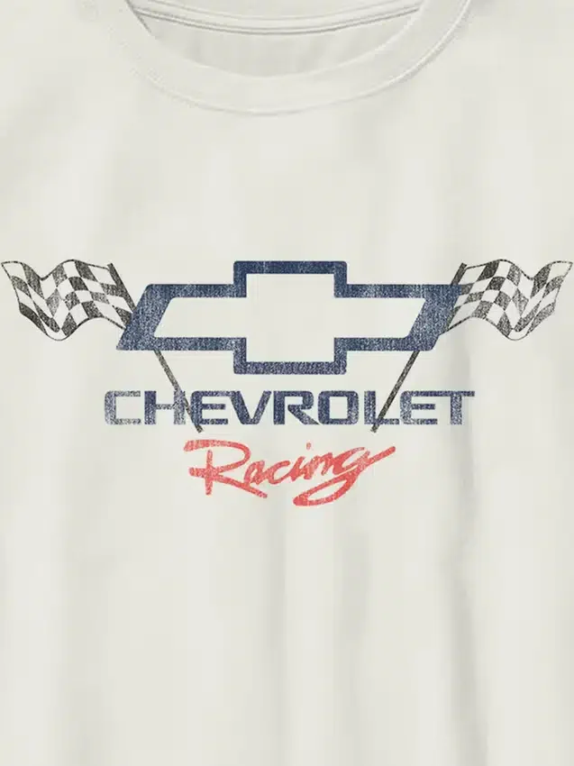 Barn-T-shirt med General Motors Chevrolet-logotyp