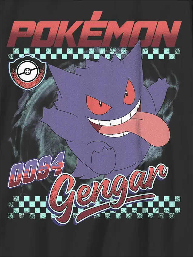 Barn-T-shirt med Gengar-motiv från Pokémon