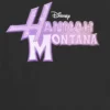 Barn-T-shirt med Hannah Montana-logotyp i glamourstil