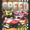 Barn-T-shirt med Hot Wheels Speed-motiv