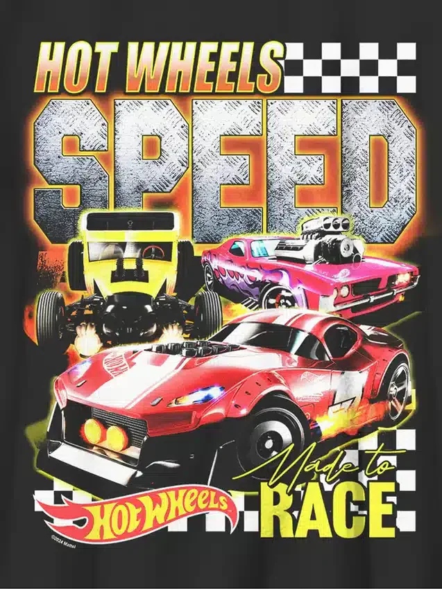 Barn-T-shirt med Hot Wheels Speed-motiv