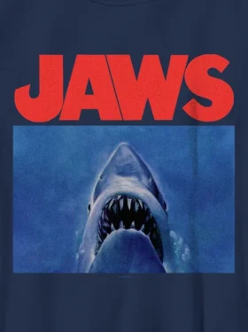 Barn-T-shirt med Jaws-motiv