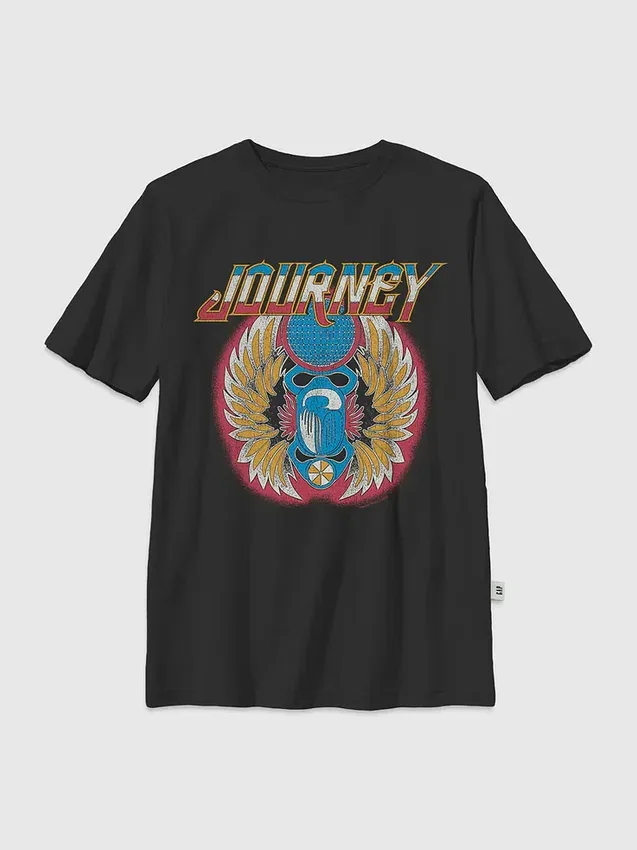 Barn-t-shirt med Journey Scarab Freedom Disco Glow-motiv