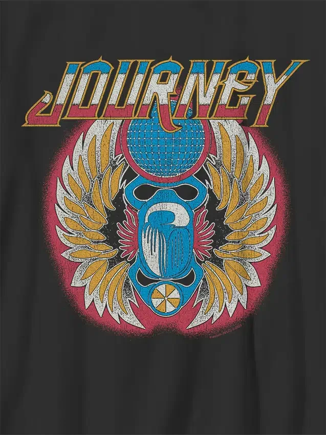 Barn-t-shirt med Journey Scarab Freedom Disco Glow-motiv