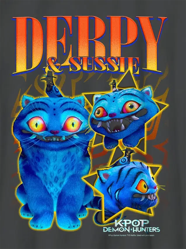 Barn-t-shirt med K-Pop Demon Hunters Derpy Y2K-motiv