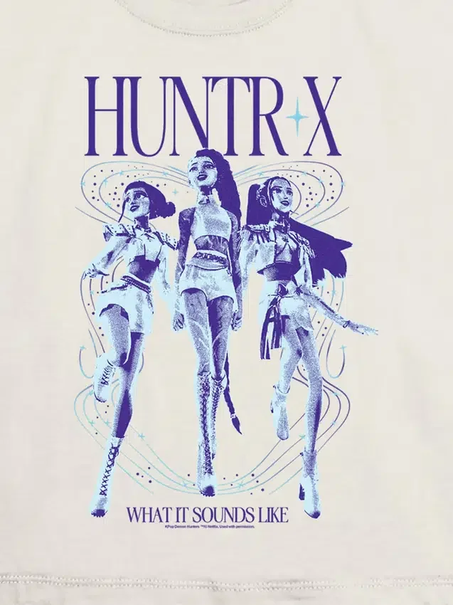 Barn-t-shirt med K-Pop Demon Hunters-motivet ”This is What It Sounds Like”