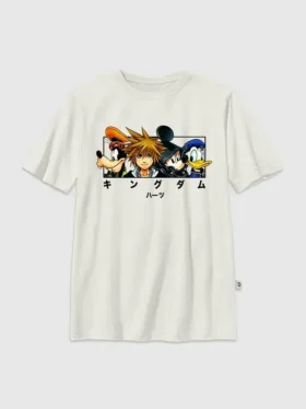 Barn-T-shirt med Kingdom Hearts-motiv