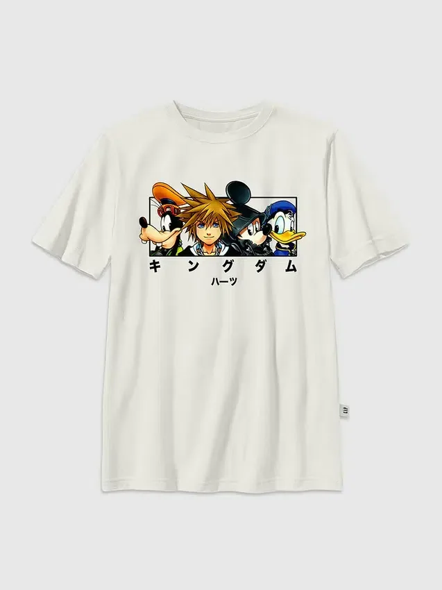 Barn-T-shirt med Kingdom Hearts-motiv