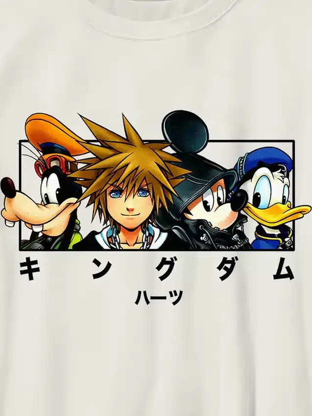 Barn-T-shirt med Kingdom Hearts-motiv