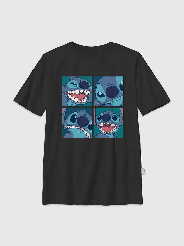 Barn-T-shirt med Lilo och Stitch-motiv