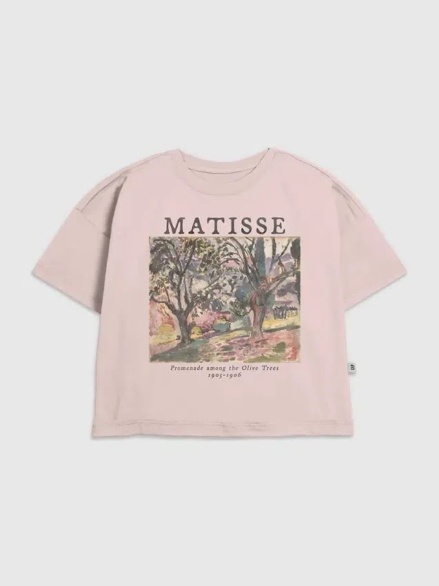 Barn-T-shirt med Matisse-motiv: Olivträd