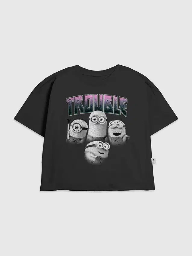 Barn-T-shirt med Minions-motiv