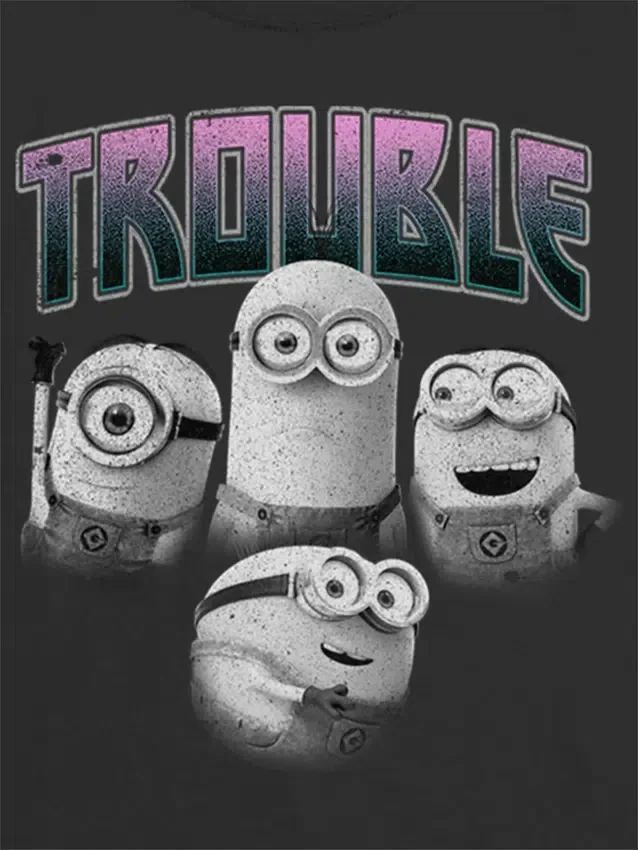 Barn-T-shirt med Minions-motiv