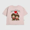 Barn-T-shirt med Monchhichi-motiv