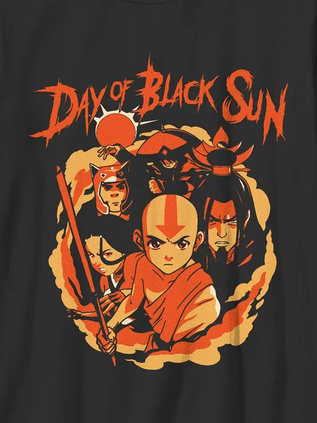 Barn-T-shirt med motiv från Avatar: The Last Airbender – Black Sun