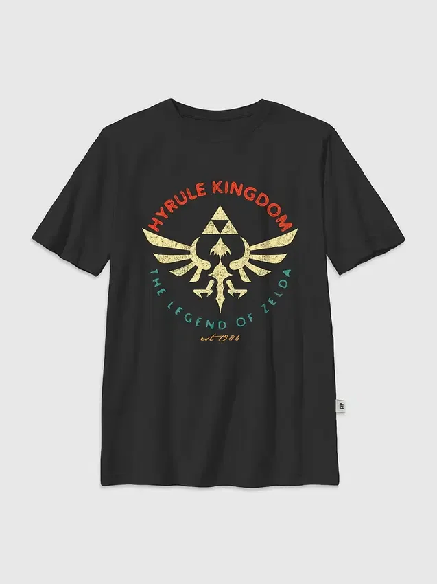 Barn-T-shirt med motiv från Nintendo Zelda: Hyrule Kingdom