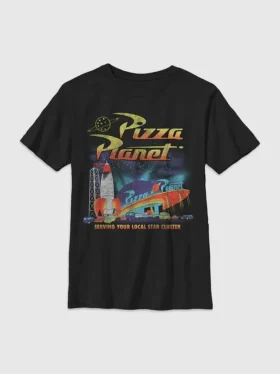 Barn-T-shirt med motiv från Toy Story: Pizza Planet