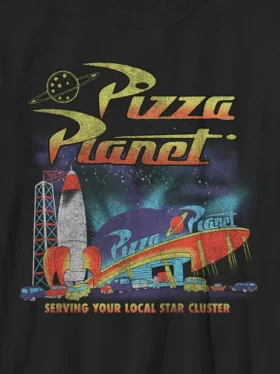 Barn-T-shirt med motiv från Toy Story: Pizza Planet