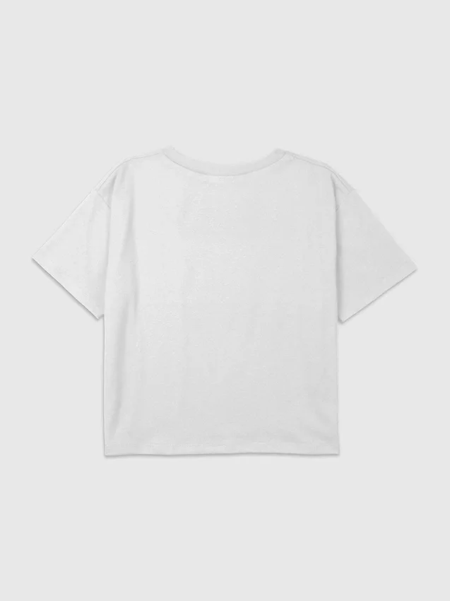 Barn-T-shirt med MTV-katter-tryck, boxig och kort
