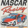 Barn-T-shirt med Nascar Retro Racer-motiv