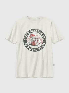 Barn-t-shirt med Nintendo Mario Racing Team-motiv