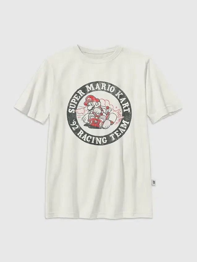 Barn-t-shirt med Nintendo Mario Racing Team-motiv