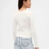 Barn-T-shirt med ribbad rosett