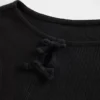 Barn-T-shirt med ribbad rosett