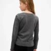 Barn-T-shirt med rynkade sidor