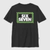 Barn-T-shirt med Six Seven-rutmönster