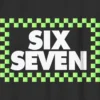 Barn-T-shirt med Six Seven-rutmönster