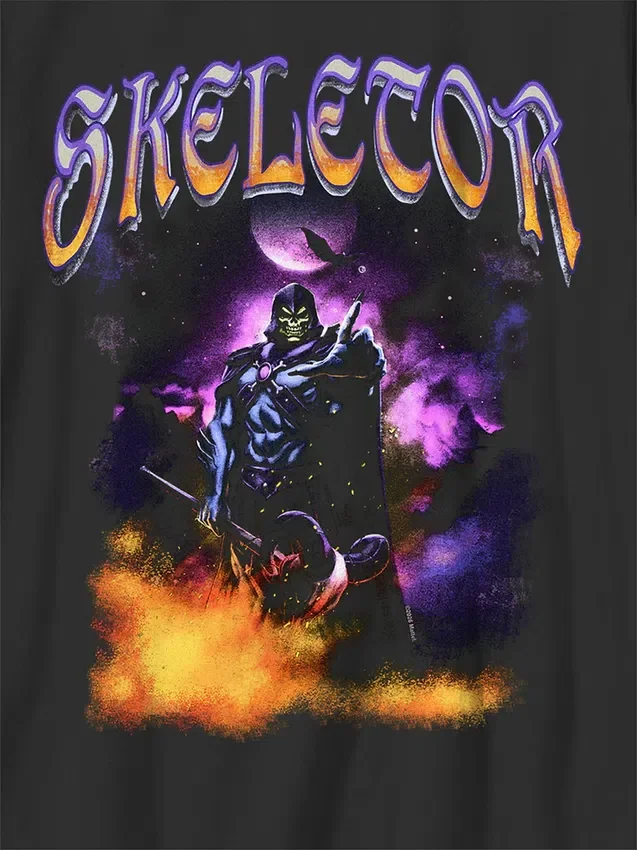 Barn-T-shirt med Skeletor Night-motiv från Masters of the Universe